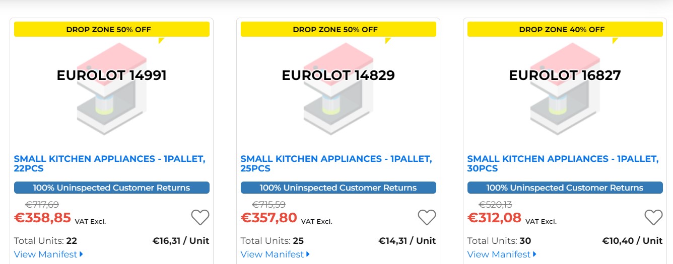Reverse Auction in our DropZone