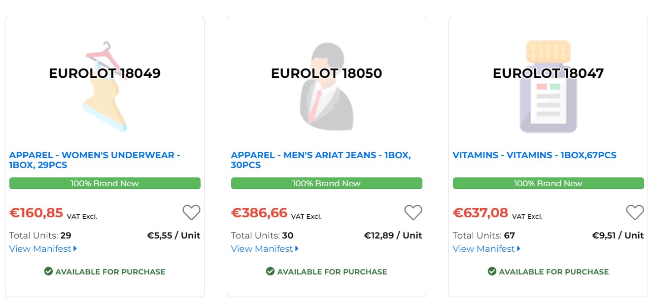 Wide Selection of Liquidation Stock